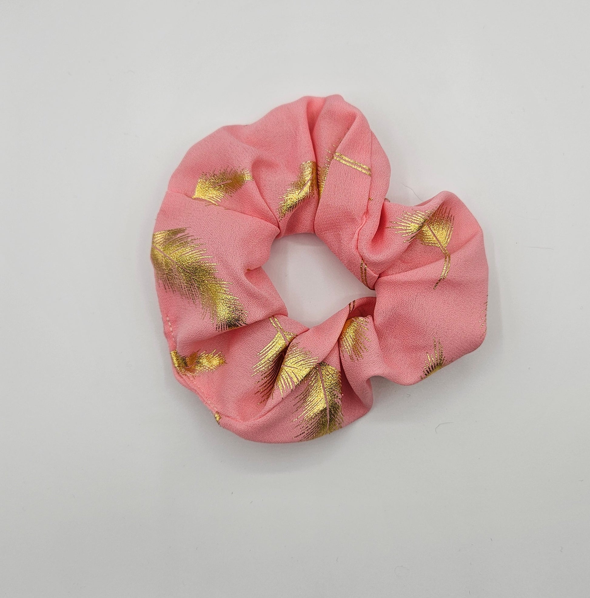 Scrunchie met gouden veren - Wie Noah