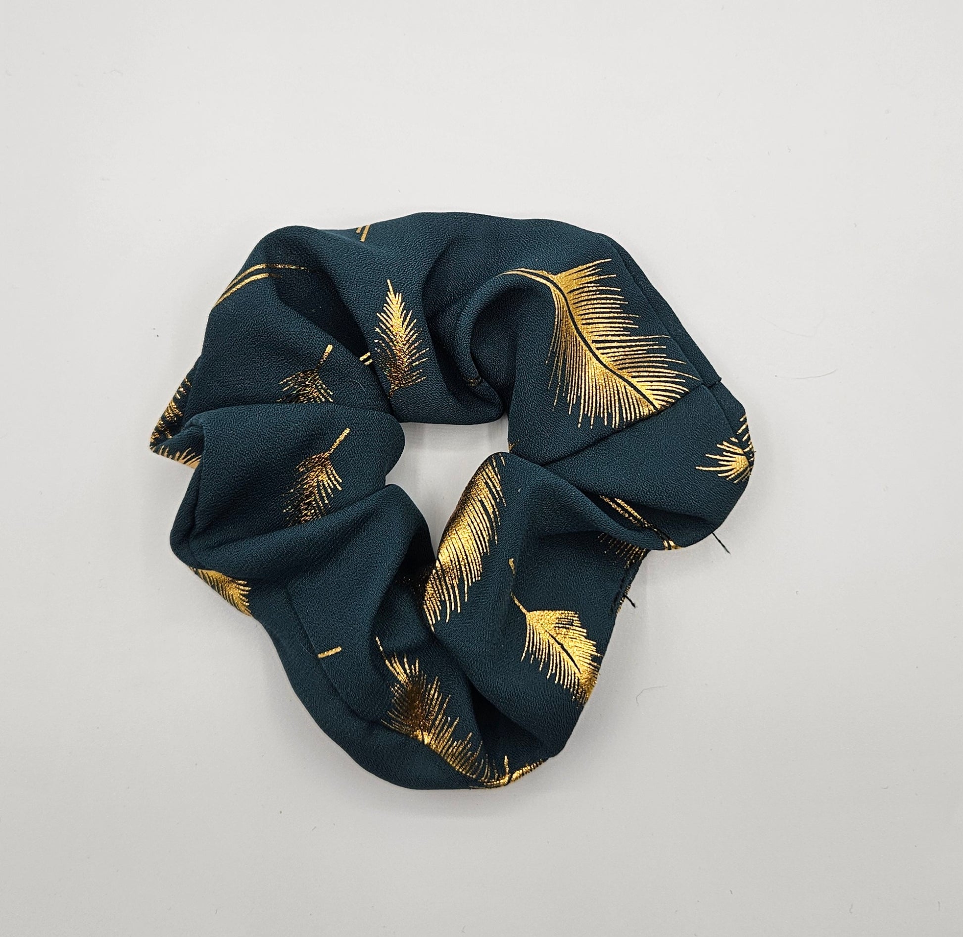 Scrunchie met gouden veren - Wie Noah